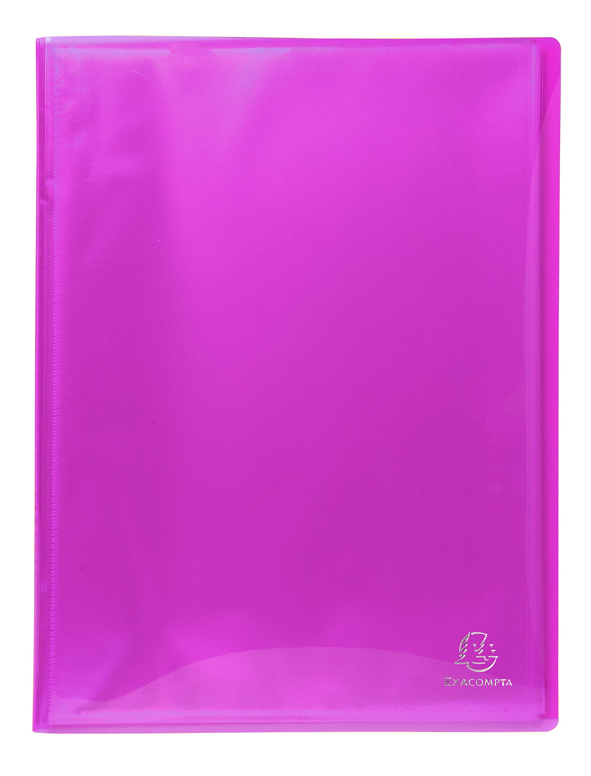 Exacompta 85970E - Confezione da 8 cartelle da 100 tasche, formato A4, multicolore