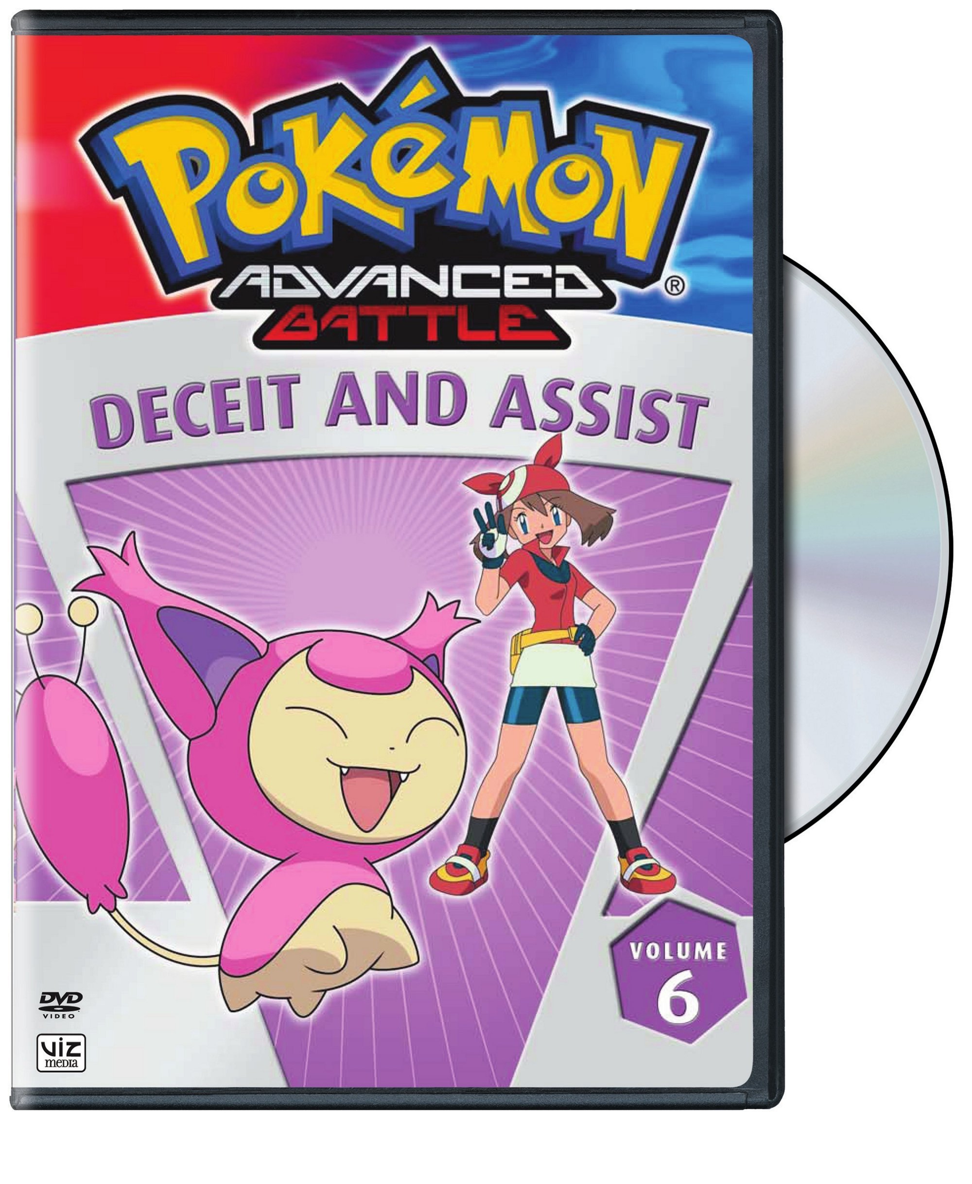 Pokémon Advanced Battle Volume 6 Deceit & Assist USA DVD región 1 original