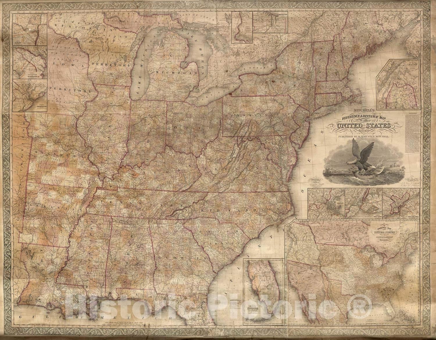 Amazon com Historic Wall Map - 91H7tLF7sML. AC SL1500 