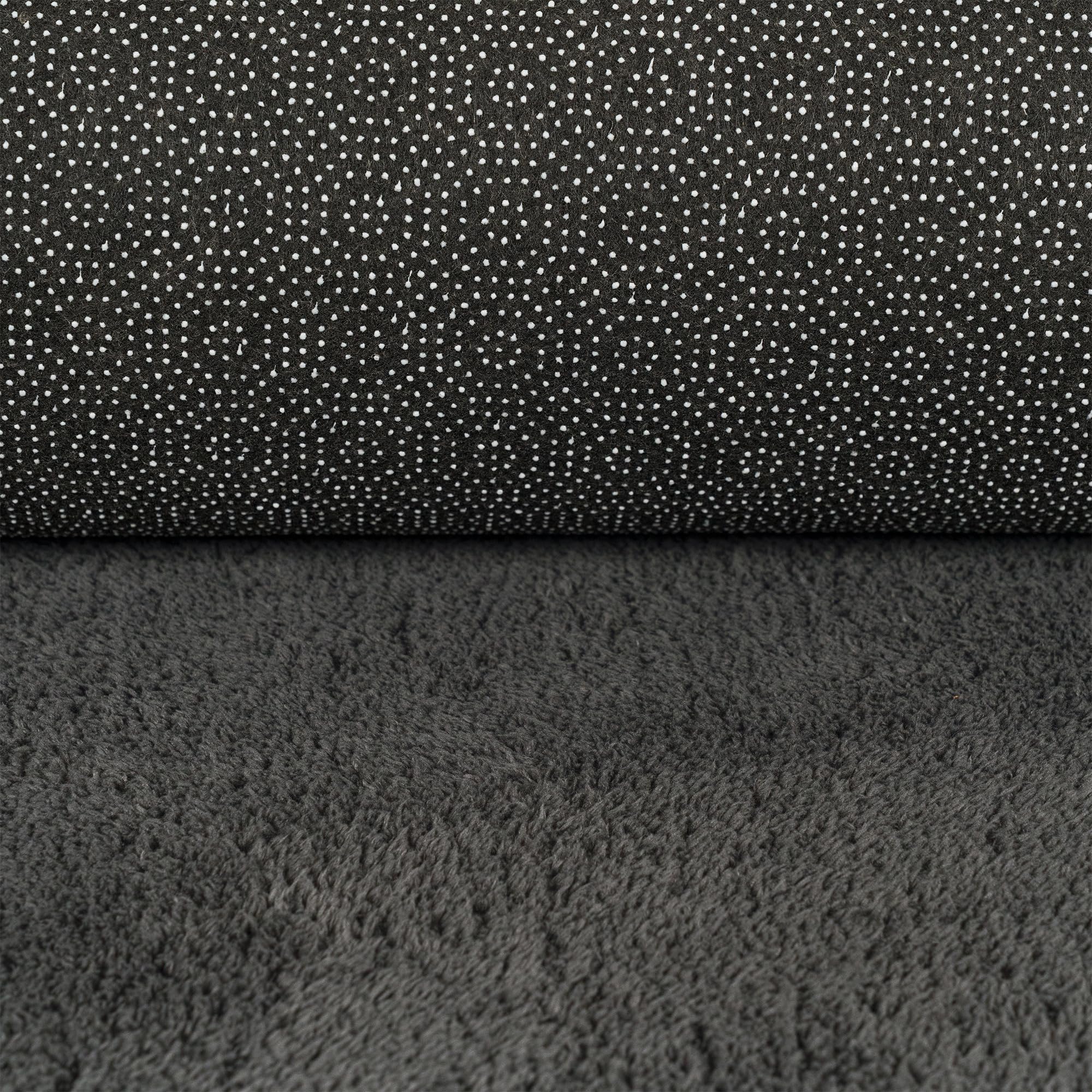 Teppich-Traum Alfombra para salón, dormitorio, oficina, elegante, elegante, suave, fácil de limpiar, accesorio clásico, de alta calidad, atemporal, armoniosa, antracita, 300 x 400 cm
