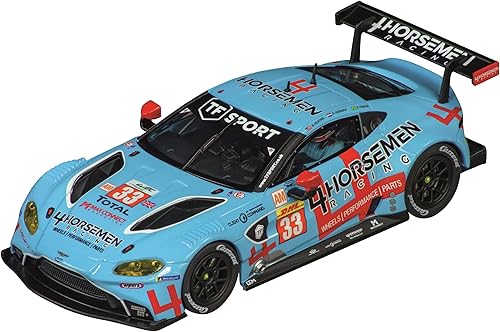 Carrera 31074 Aston Martin Vantage GTE TF Sport 4 Horsemen Racing No. 33 Escala 132 Ranura digital Coche Carreras Vehículo Ranura digital Pistas de