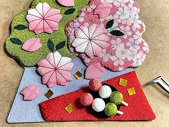 Amazon | 多加楽押し絵細工の手芸・月々の詩シリーズ「春の