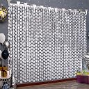 MENSTARSI Disco Party Decorations, 2 Pack Disco Ball Photo Booth Props, 3.3x6.6 ft Silver Foil Fringe Curtains Photo Backdrop for Birthday 70s 80s, Decades, Taylor, New Years Eve Party Decor