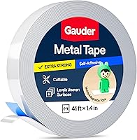 Vista 8 de GAUDER Cinta de metal autoadhesiva Cinta ferrosa para imanes Tira de acero metálico