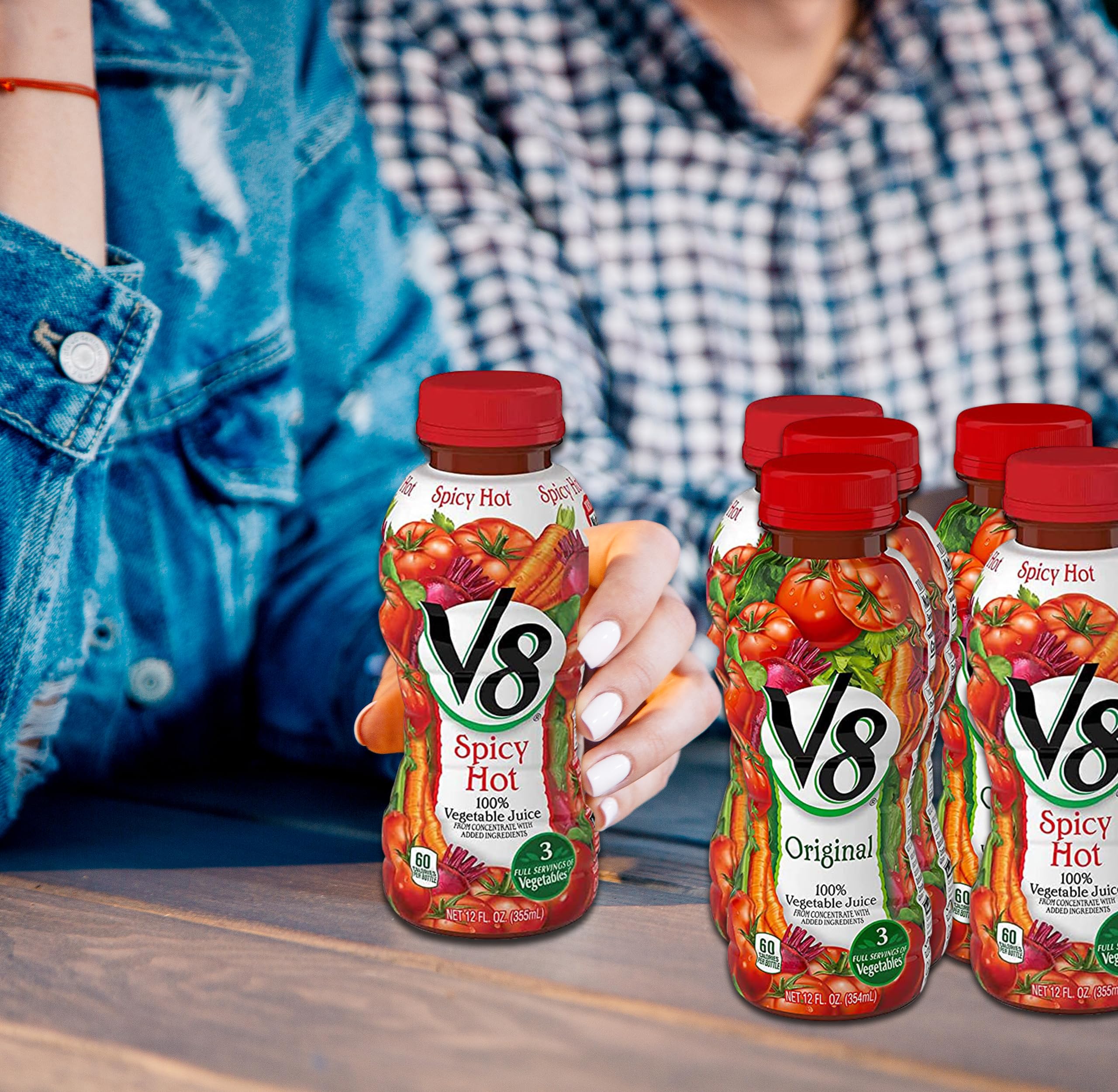 Amazon.com : NOSH PACK V8 Juice Original and Spicy Hot Sampler