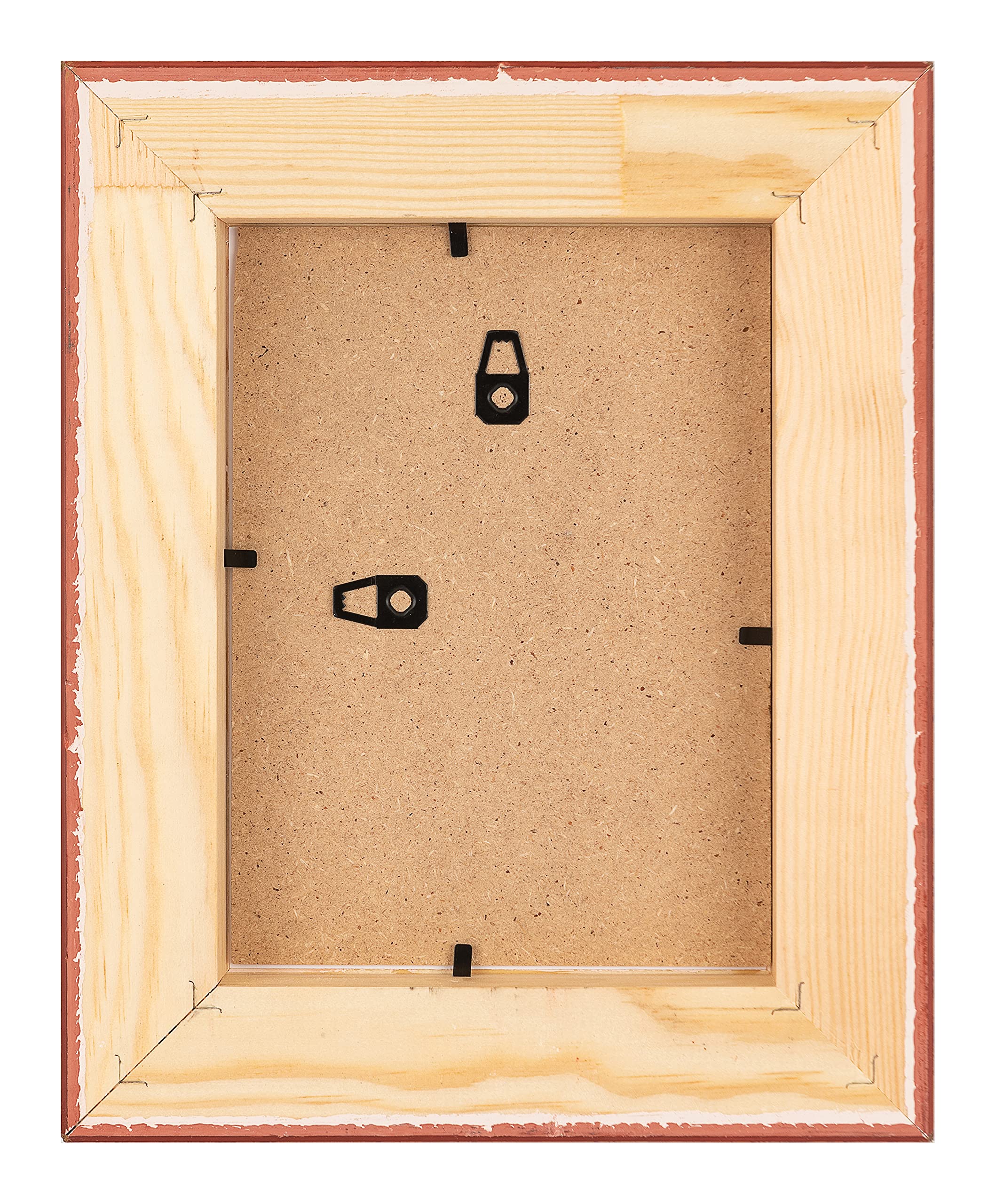 Wallazz Cornice Portafoto in Legno Pregiato - Made in Italy - Vetro Sintetico Infrangibile Crilex - Cornice per Tela - Design Italiano e Qualità Artigianale, 50x70cm Bianco
