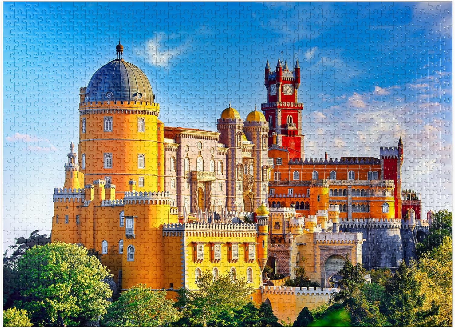 MyPuzzle Palácio Nacional Da Pena in Sintra Lisbon Portugal - Premium 1000 Piece Jigsaw Puzzle for Adults