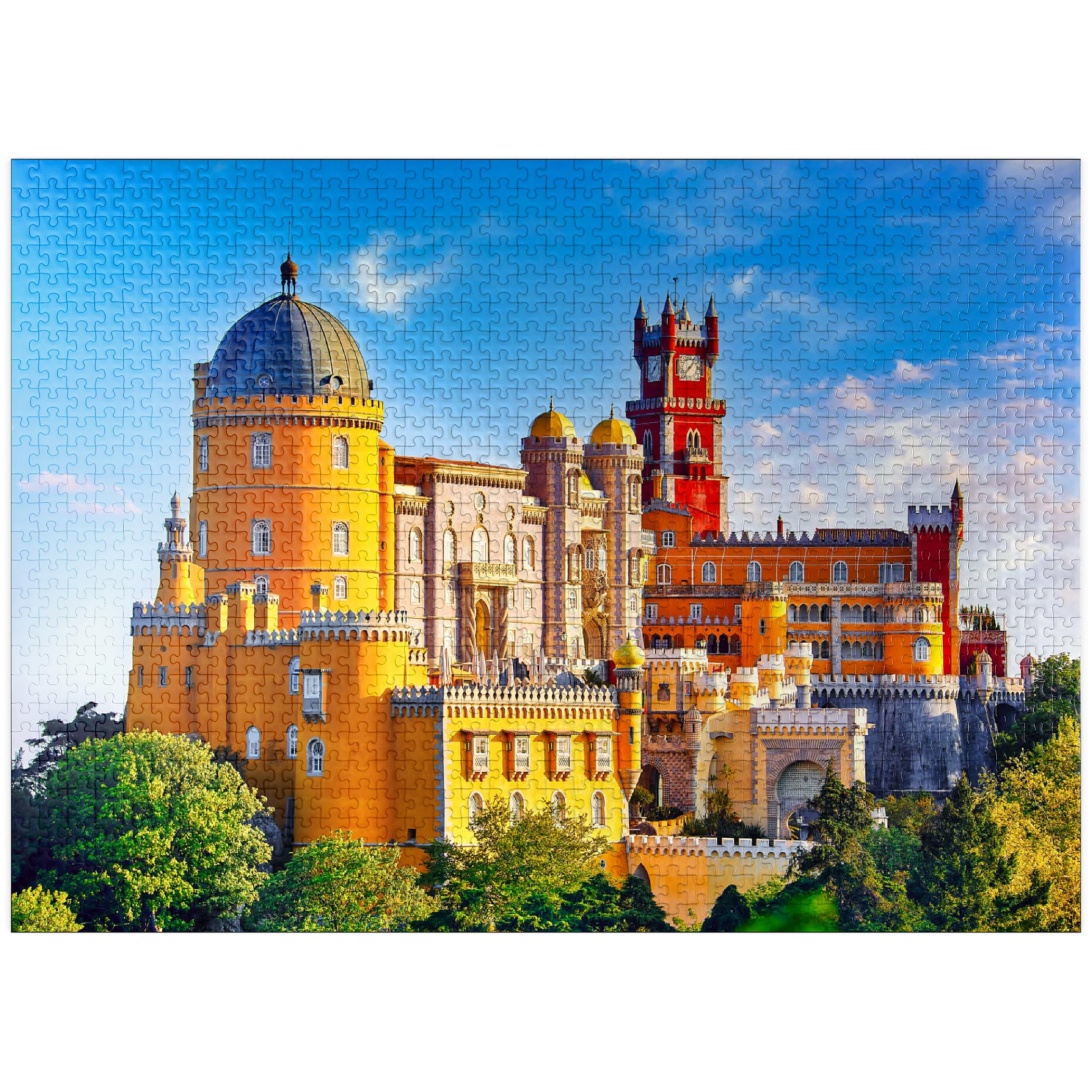 Palácio Nacional Da Pena in Sintra Lisbonne, Portugal – Puzzle de qualité supérieure de 1000 pièces pour adultes