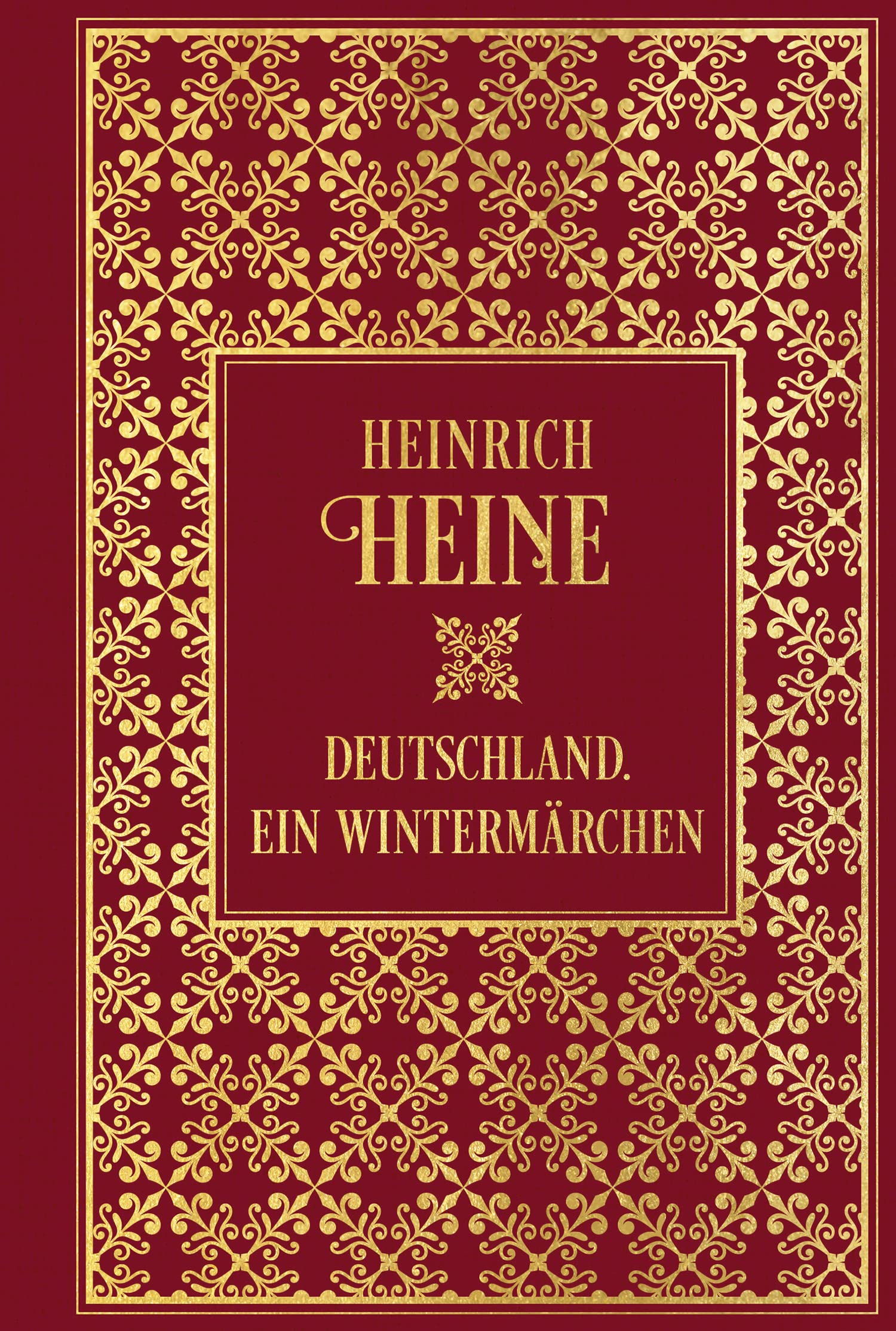 Deutschland. Ein Wintermärchen: Leinen mit Goldprägung