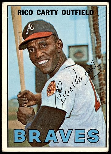 1967 Topps # 35 Rico Carty Atlanta Braves (Baseball Card) VG Braves