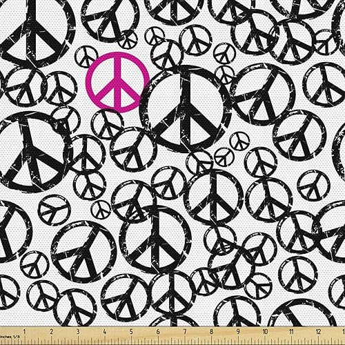 Miniatura 72 de Tela de panda Lunarable de The Yard, diseño de oso asiático con dibujos animados comiendo hojas y ramas, animal silvestre, tela decorativa para