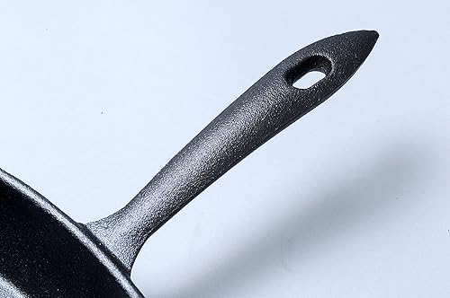 Miniatura 19 de Hierro fundido, sartén pre-sazonada con mango de silicona (10 pulgadas)