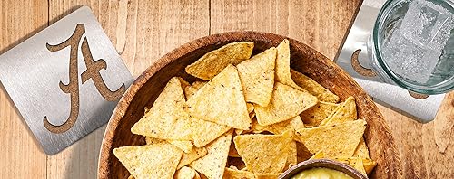 Miniatura 6 de YouTheFan NCAA Unisex NCAA Boaster Stainless Steel Coaster Set of 4