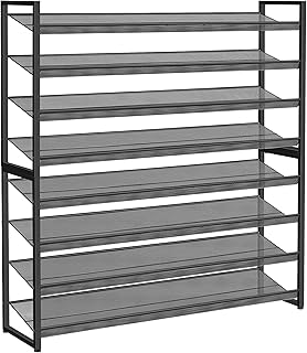 Shoe Rack, Large Metal Shoe Organizer,Max Holds 50 Pairs,8 Tier Shoe Sto...