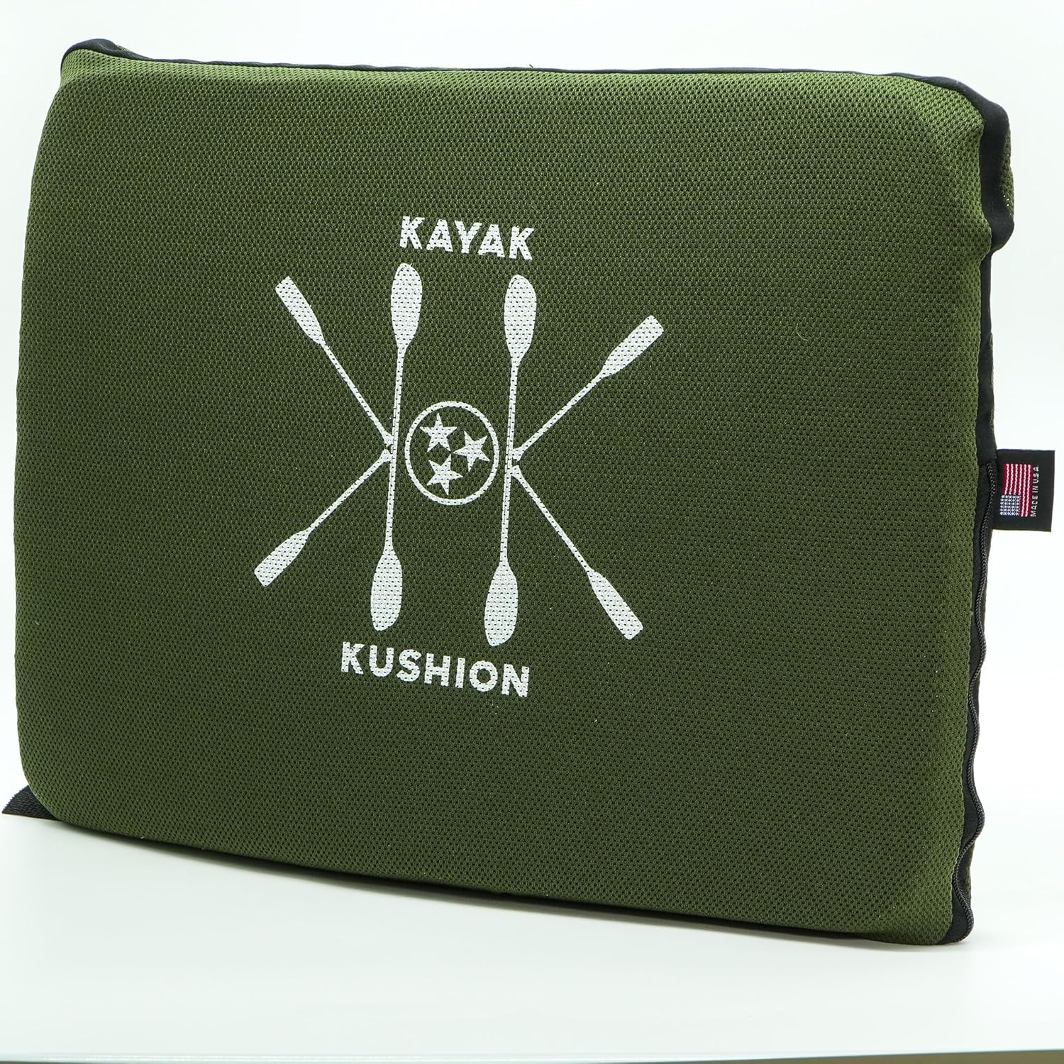 Silicone-Infused Foam Kayak Seat Cushion, 2 Inch Thick, Adjustable Straps, Lightweight, Non-Slip, Quick-Dry Removable Mesh Cover, Breathable Kayak Seat Pad for Comfort & Support, Firm