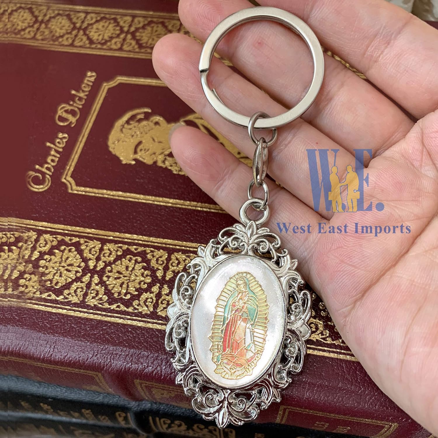 Memorial Key Chain Favor 12PCS Our Lady of Guadalupe/Recuerdos para Novenario Aniversario Rest in Peace Recuerdos para Funeral (Cross)