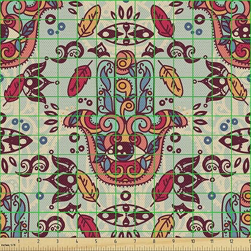 Vista 222 de Ambesonne - Tela de punto elástica