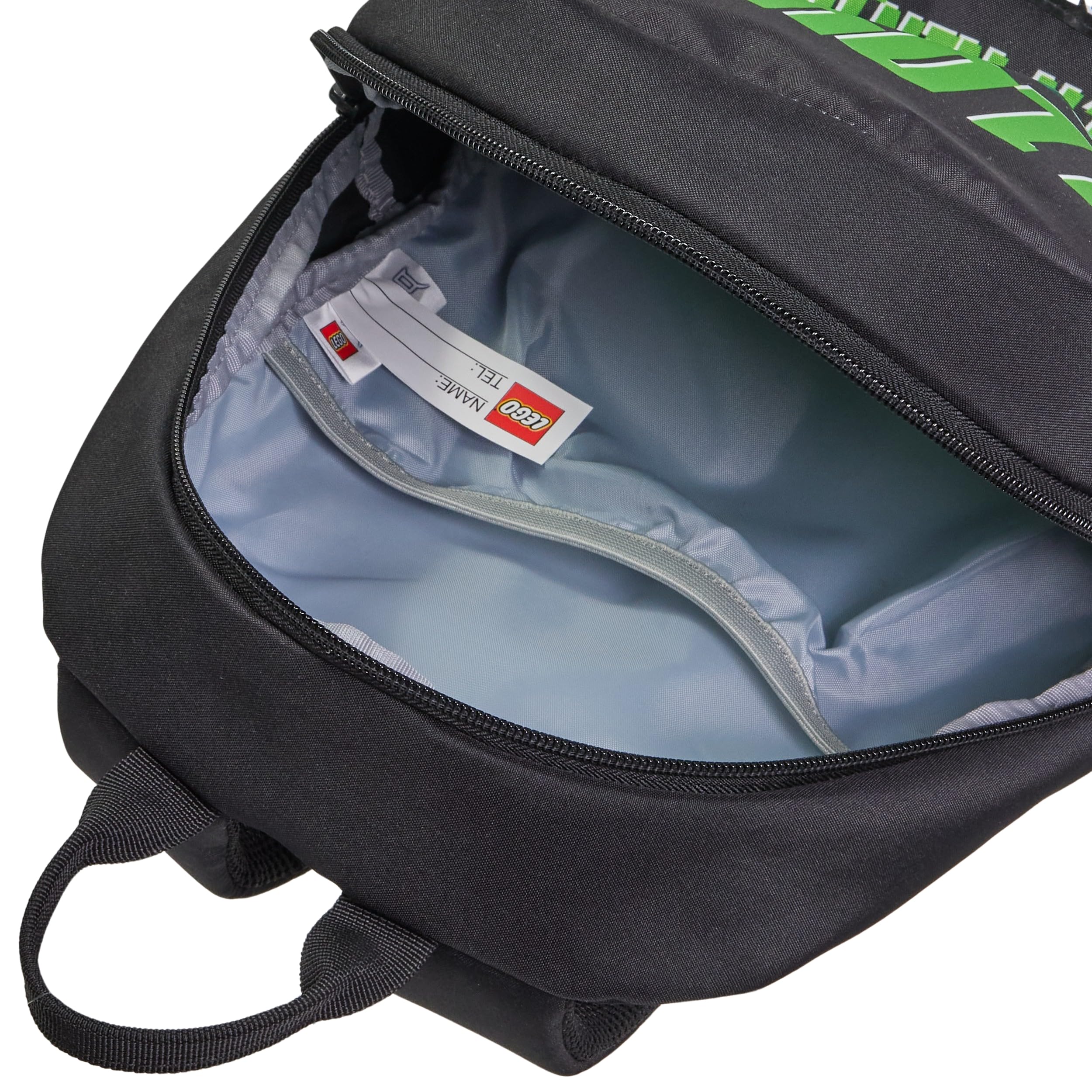 SKANDO BAGS LEGO – Zaino da ragazzo – NINJAGO Lloyd – pratiche tasche laterali in rete – spallacci regolabili – con riflettori per la visibilità – perfetto per scuola e gite