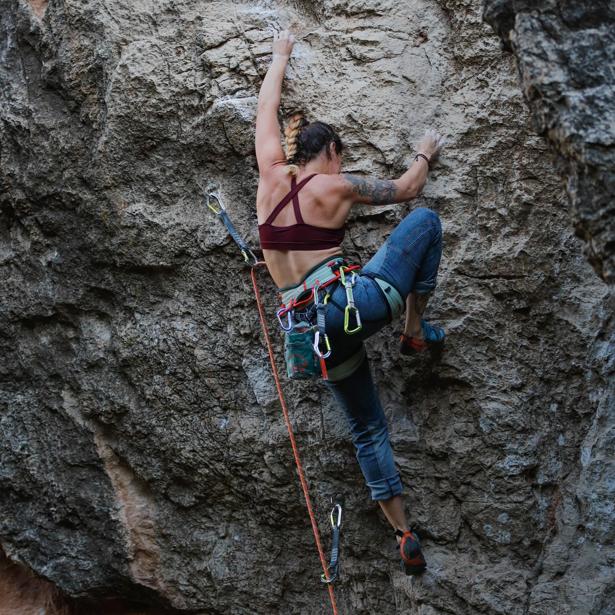 JEANSTRACK TARDOR Pantalon de Escalada Trekking Senderismo Aire Libre