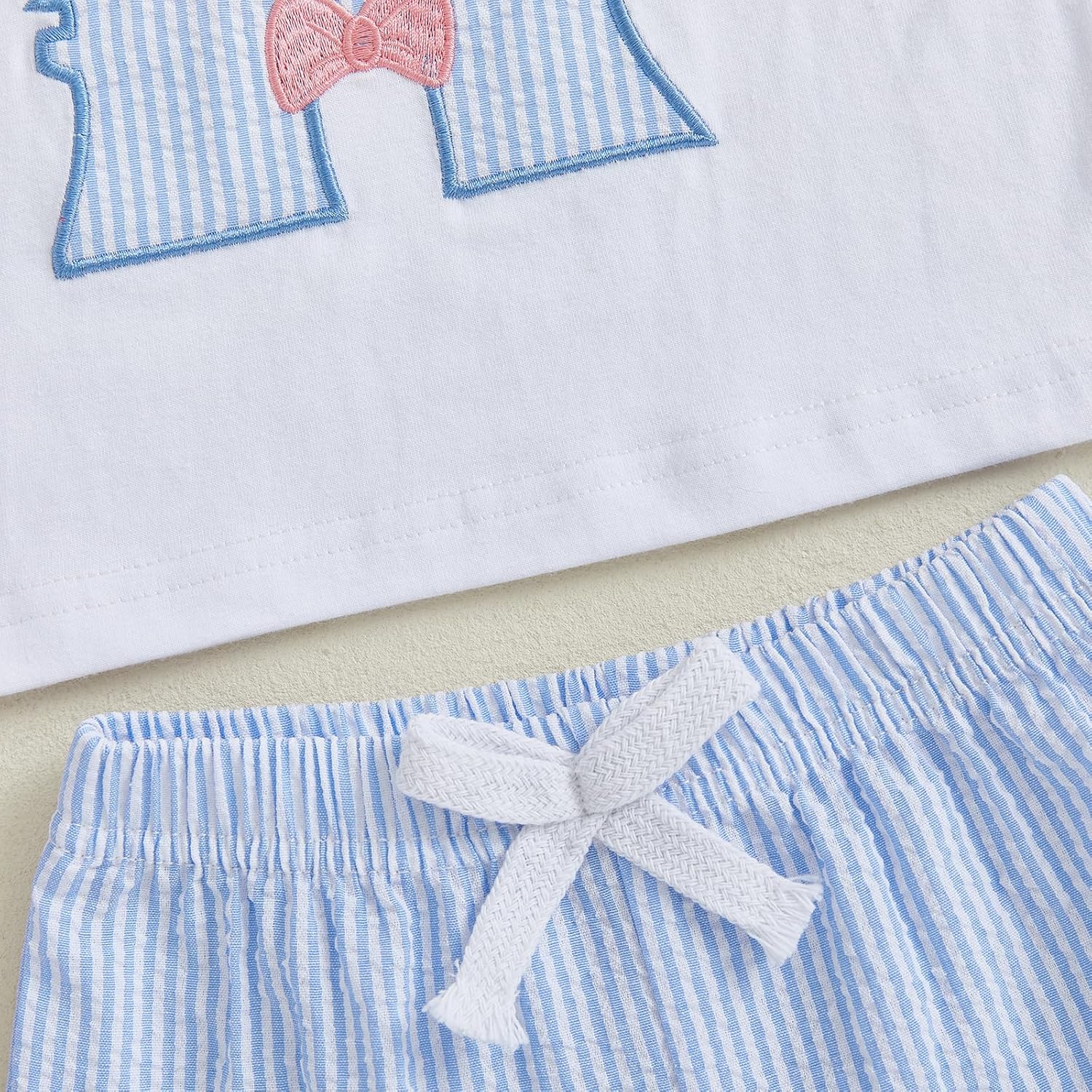 Kayotuas Toddler Baby Girl Birthday Outfit Birthday Girl Shirt Ruffle Gingham Shorts Cute Summer Clothes Cake Smash Outfits - Image 8