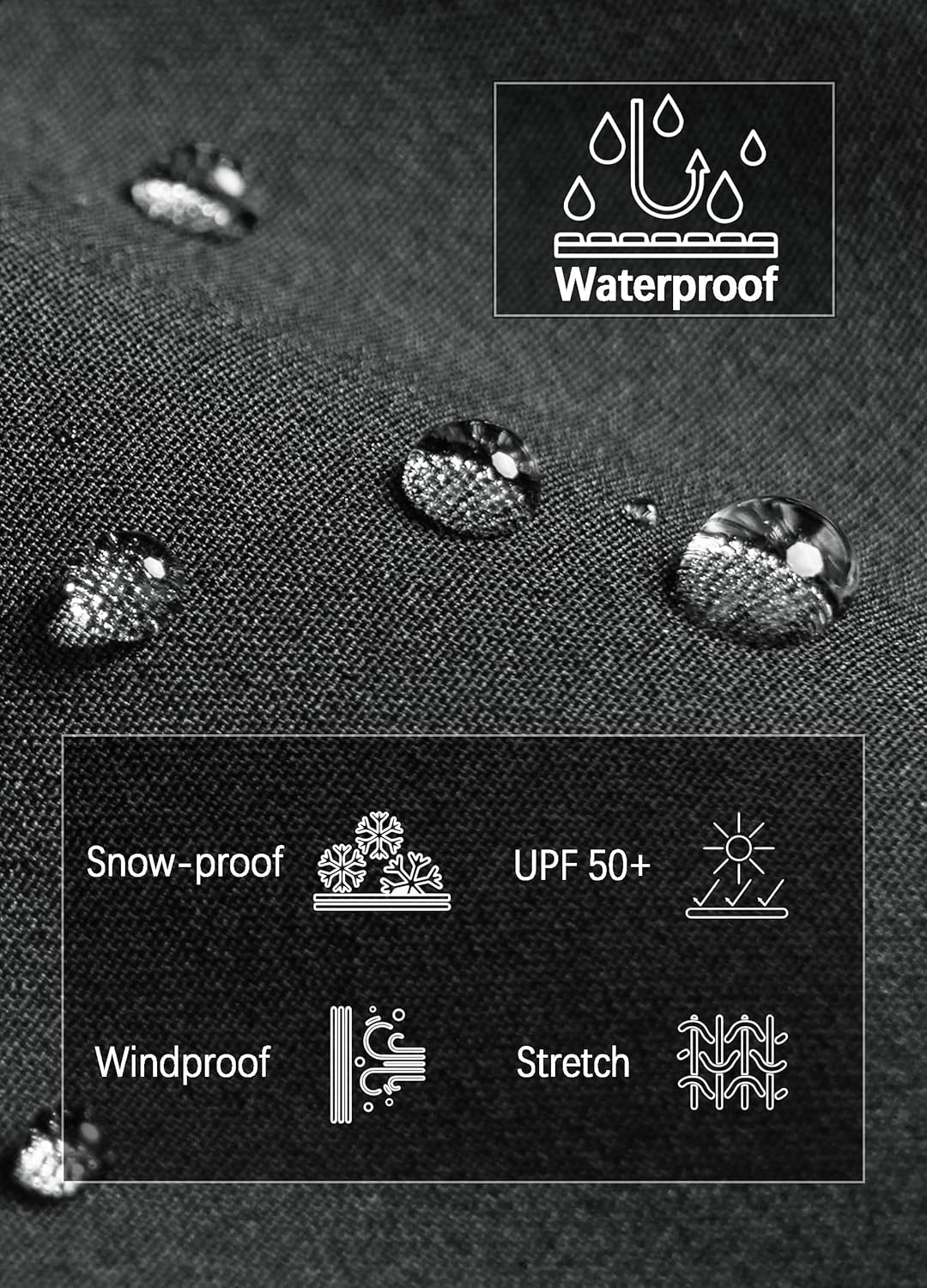 Women's Polar Fleece Lined Waterproof Hiking Pants Insulated Softshell Warm Outdoor Winter Snow Ski Pants - Image 6