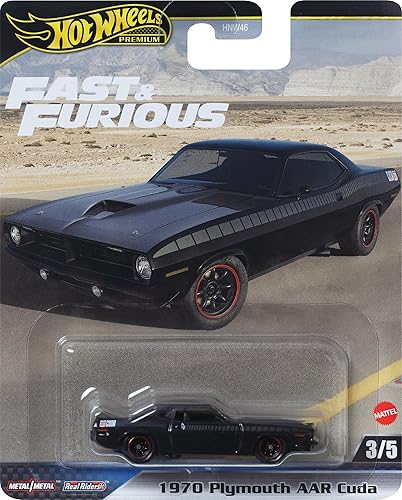 Miniatura 6 de Hot Wheels Cars, Premium Fast & Furious - Coche fundido a presión a escala 164 para coleccionistas inspirados en la franquicia de películas Fast &