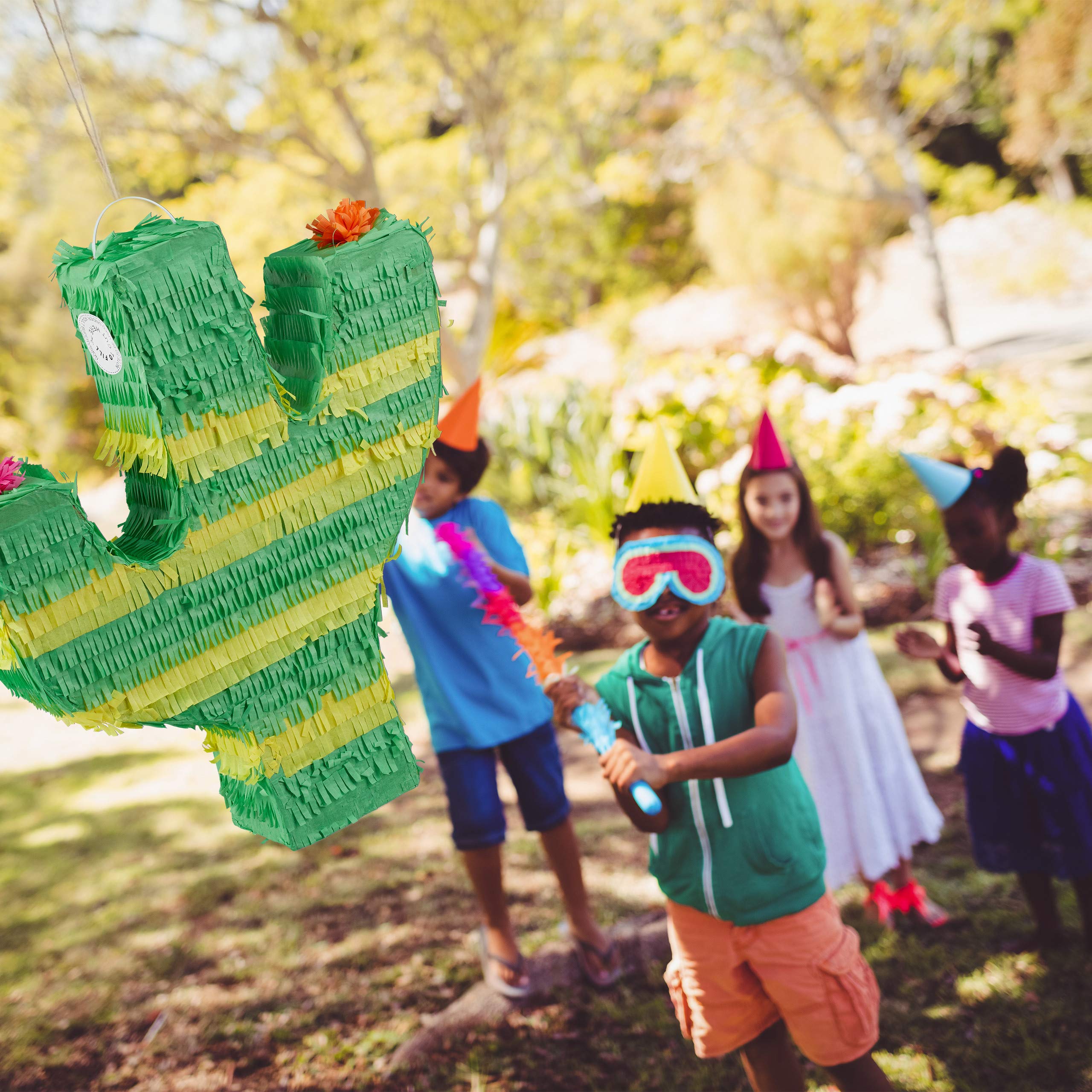 Relaxdays Kaktusy Pinata, do zawieszenia, dla dzieci, chłopców i