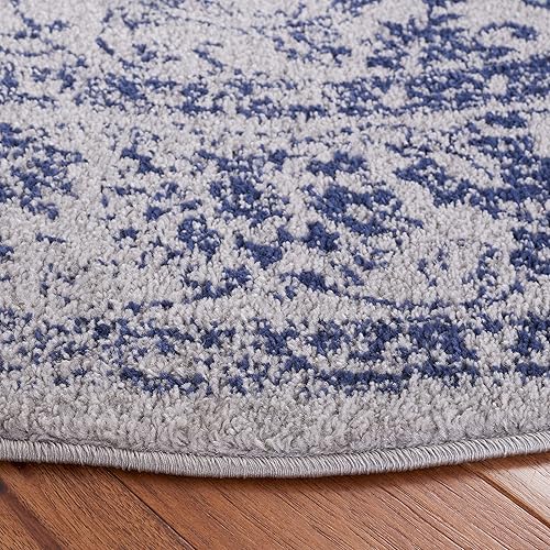 Miniatura 119 de Safavieh colección Adirondack - Alfombra de área, 6 x 9 pies, gris y azul, diseño oriental desgastado, no desprende pelusa, fácil cuidado, ideal