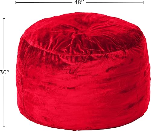 Miniatura 375 de Chill Sack - Funda para puf Microgamuza - Carbón - Solo funda,Microsuede - Chocolate - Solo funda,Microsuede - Azul marino - Solo funda,Guijarro -