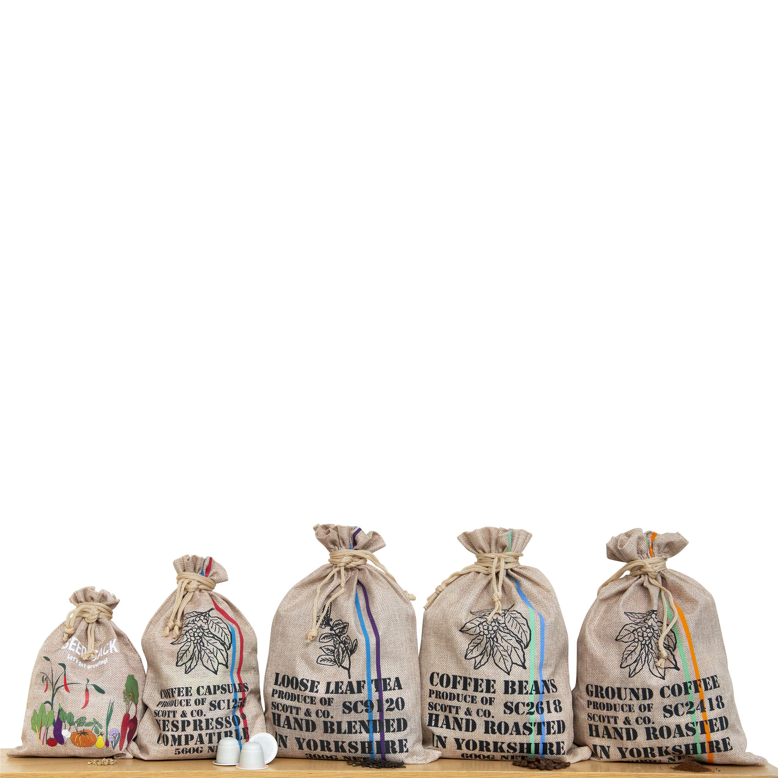 Scott&Co. Coffee Beans Gift Set Your Coffee Set Contains 10 Different