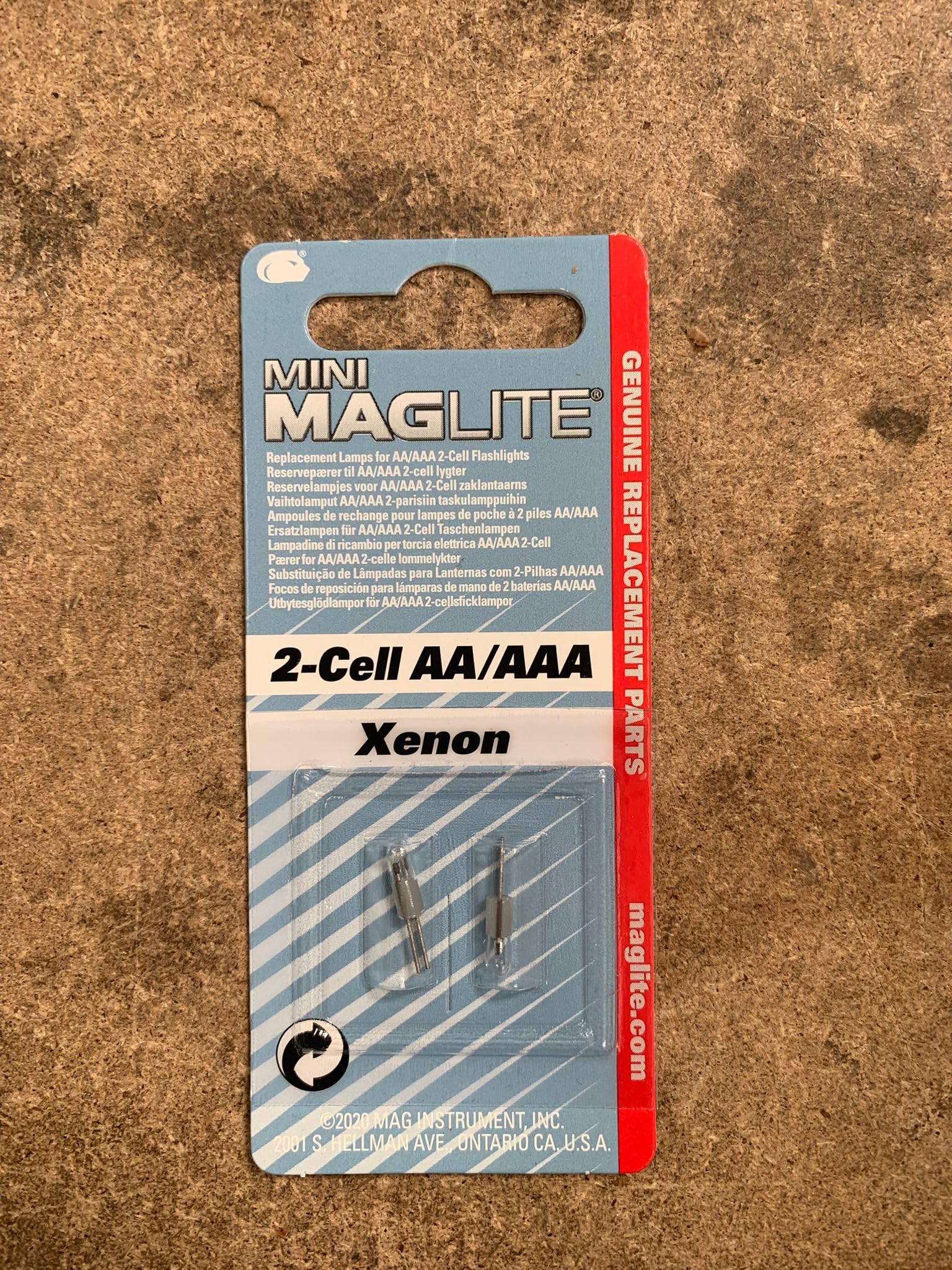 Mag-Lite LM2A001 Replacement Xenon Lamps for AA Mini MagLite (107