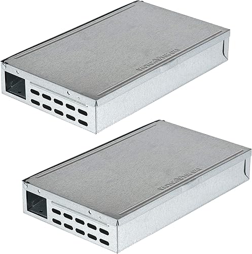 Victor Tin Cat M310SSR - Trampa para ratones vivos de captura y liberación para interiores y exteriores - M310SSR - Captura humanamente ratones - 2