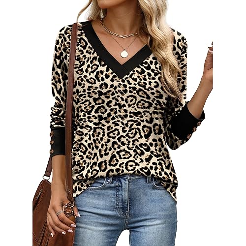 XIEERDUO Thermal Fall Outfits 2025 Dressy Casual Womens Sweater Fashion Clothing V Neck Tunic Tops