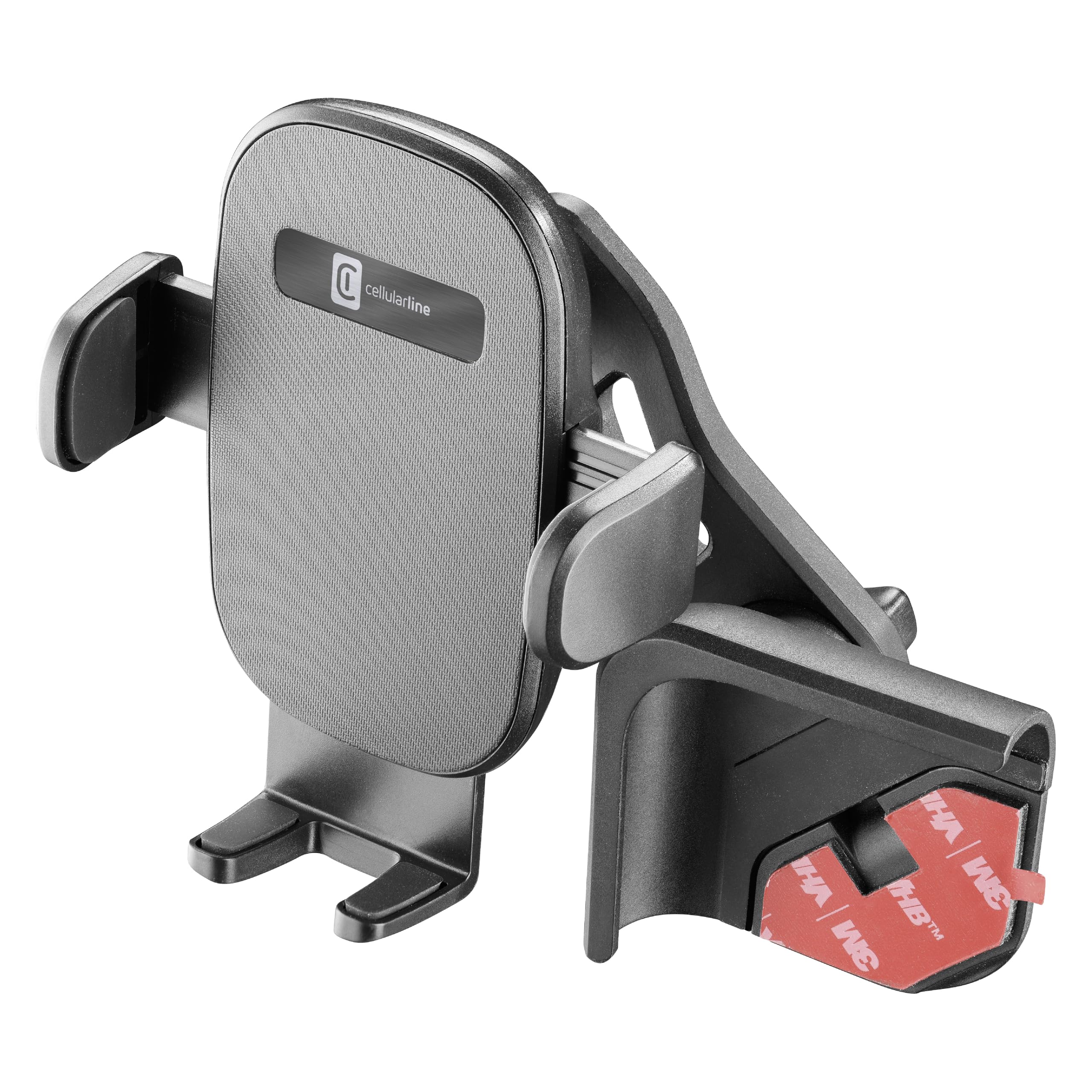 Cellular Line Supporto Smartphone Hug Screen Tesla Car Holder-black