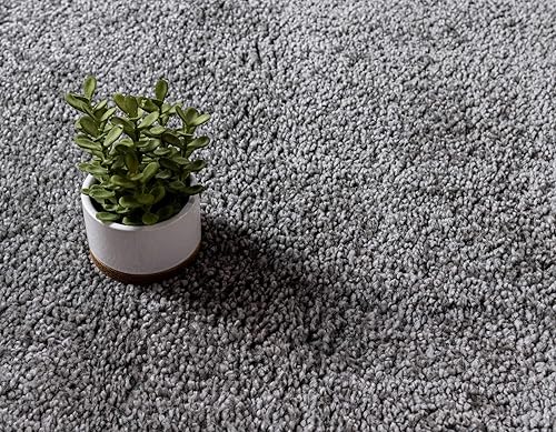 Miniatura 5 de Unique Loom Solo Collection - Alfombra de área Calabasas (2' 2" x 6' 7", color gris)