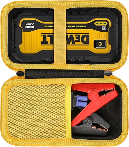 khanka Estuche de viaje rígido de repuesto para DeWalt DXAELJ16 1600 Peak Amp Jump Starter Battery Booster con estación de alimentación USB, solo