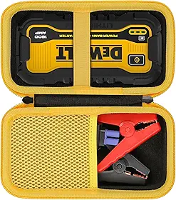 Khanka Estojo rígido de substituição para DeWalt DXAELJ16 1600 Peak Amp Jump Starter Battery Booster com estação de alimentação USB, apenas capa.