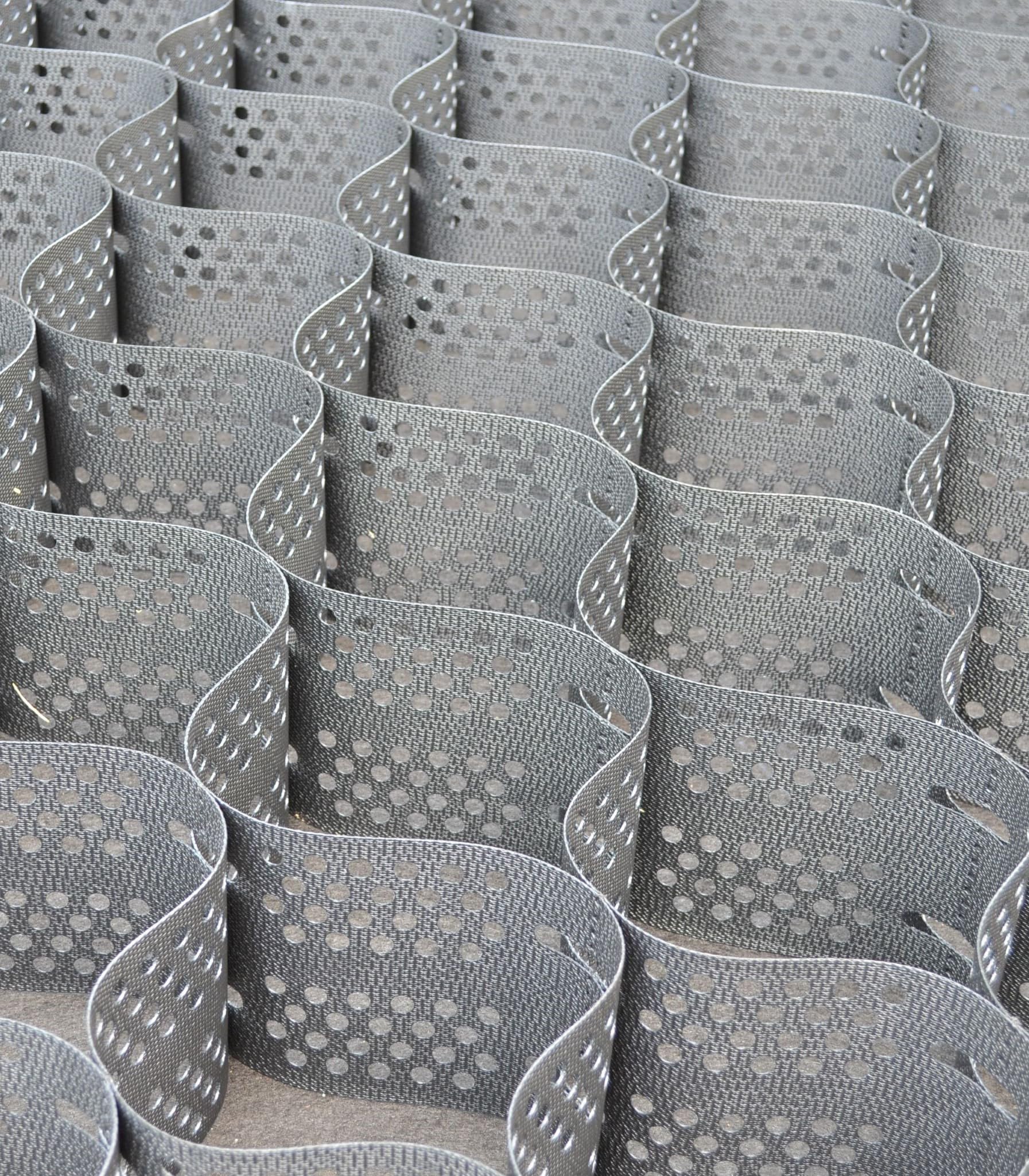 RutGuard Geocell 6inch Tall Gravel Stabilizing Grid Panels 230sf per Panel - Made in USA - Driveways, Parking, Heavy Traffic - 1885lbs per SF Strength