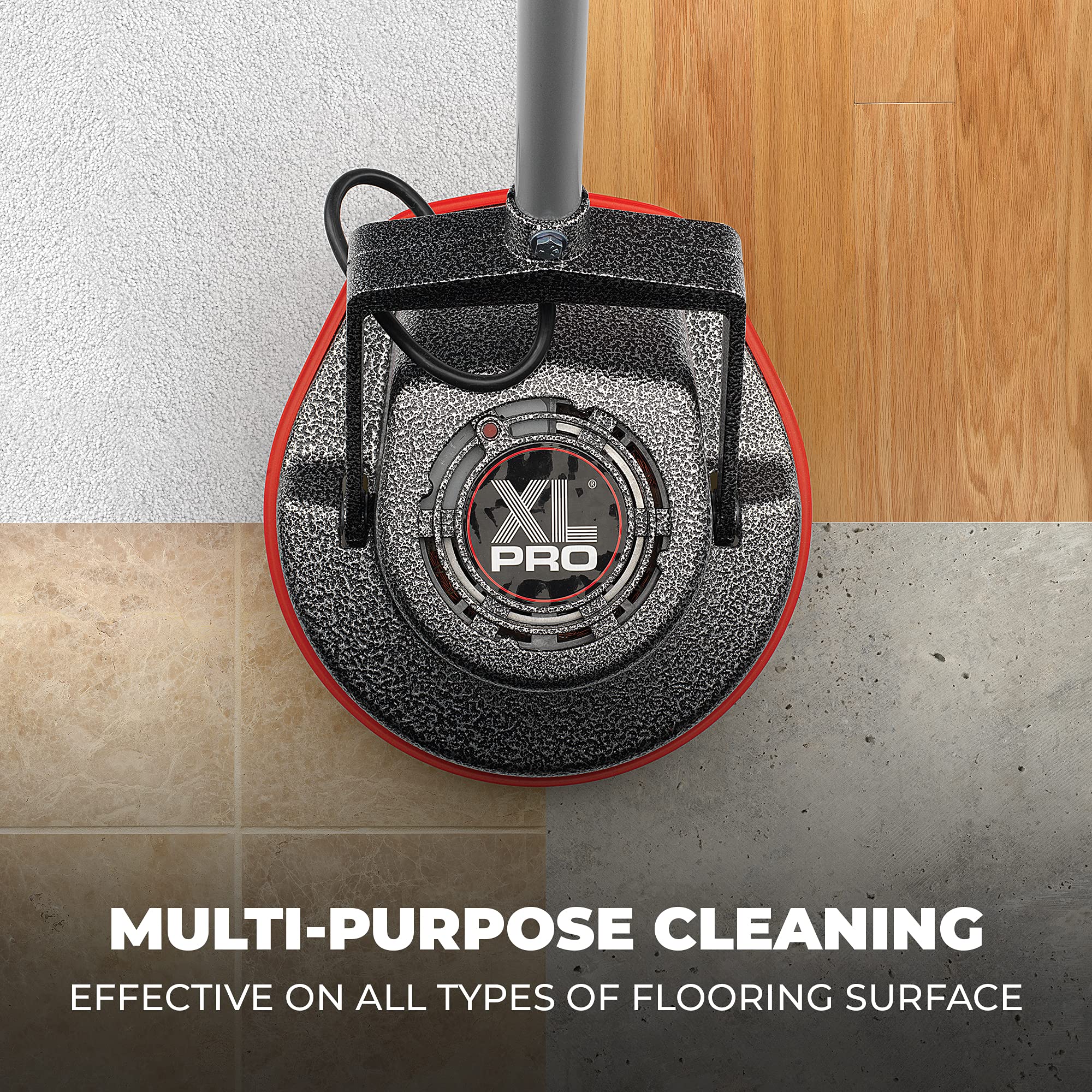 Oreck Commercial Orbiter Hard Floor Cleaner Machine with Brush, Multi