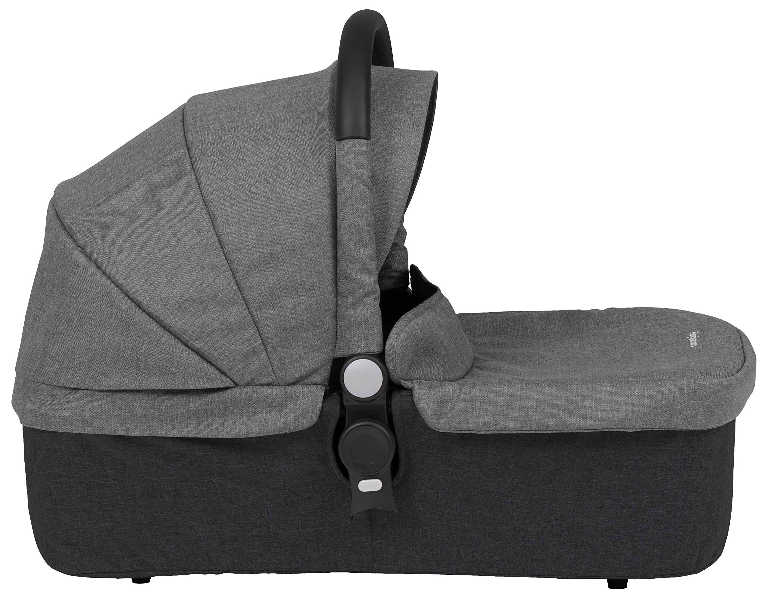 Cochecito de paseo Casualplay Optim, con capazo y grupo 0+ i-size, color gris