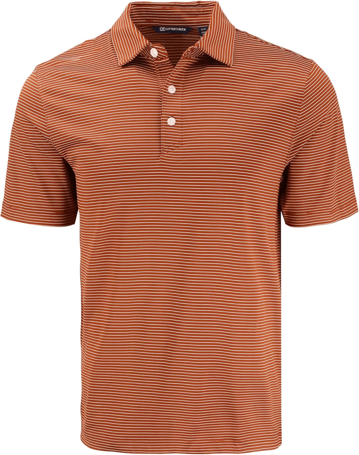 Cutter & Buck Forge Eco Fine Line Stripe Stretch Recycled Mens Polo