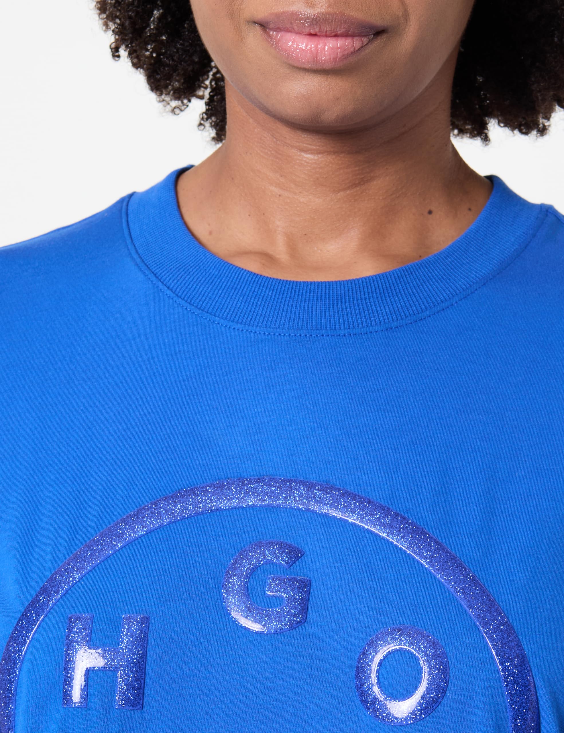 HUGO Damen Oversized_Tee_b_6 T_Shirt