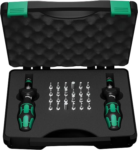 Wera - 5074738001 Kraftform 7440/41 Torque Screwdriver 0.3-3.0 Nm and Bit Set, 26-Piece