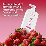 Native Shampooing Hydratant, Sans Silicone et Sans Sulfates, Rêve de Fraise, 487 mL