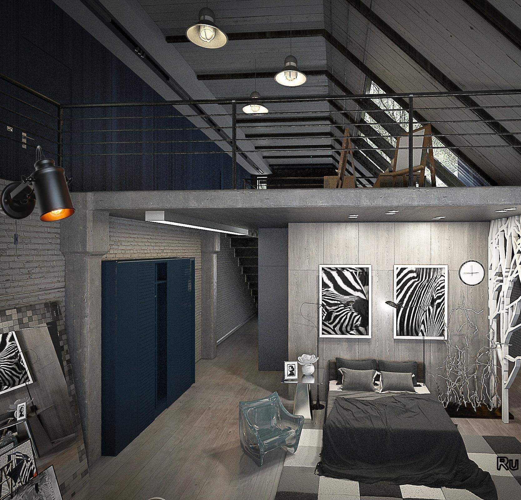 WXKAGF Lampade da Parete Industriali Nere con Interruttore, Lampade da Parete Vintage retrò per Camera da Letto con Spina, Lampada da Parete E27 per Interni Soggiorno con Cavo da 1,8 m e Illuminazione