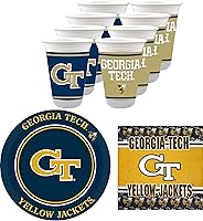 Vista 19 de UTSA Roadrunners Party Supplies - Juego de 48 piezas con licencia oficial: vasos de plástico para bebidas de 16 onzas, platos de papel de 9