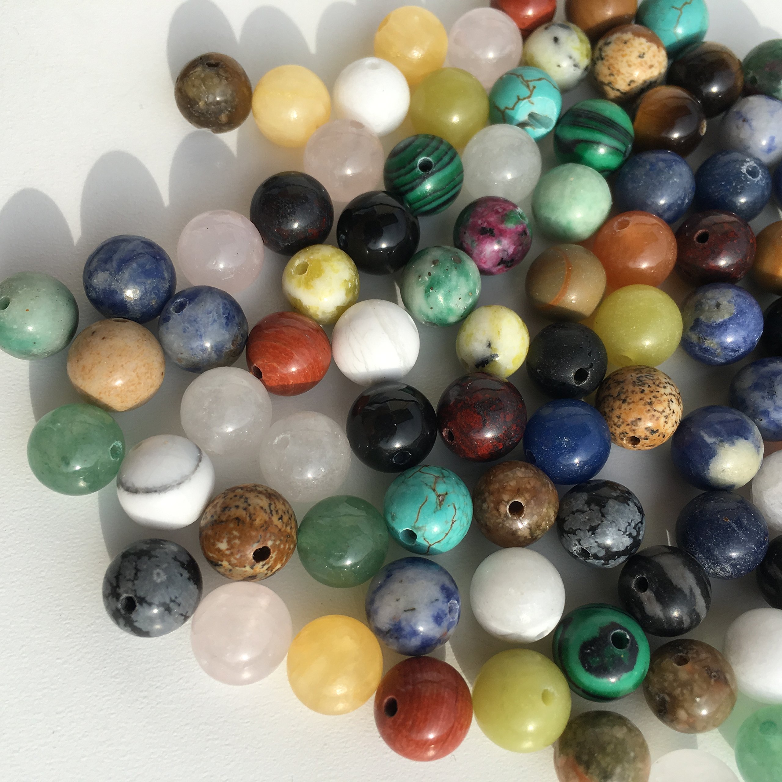 Sonnenstein Nuggets Perlen 4-5mm - 1 Strang Rot-orange Für Schmuck Basteln