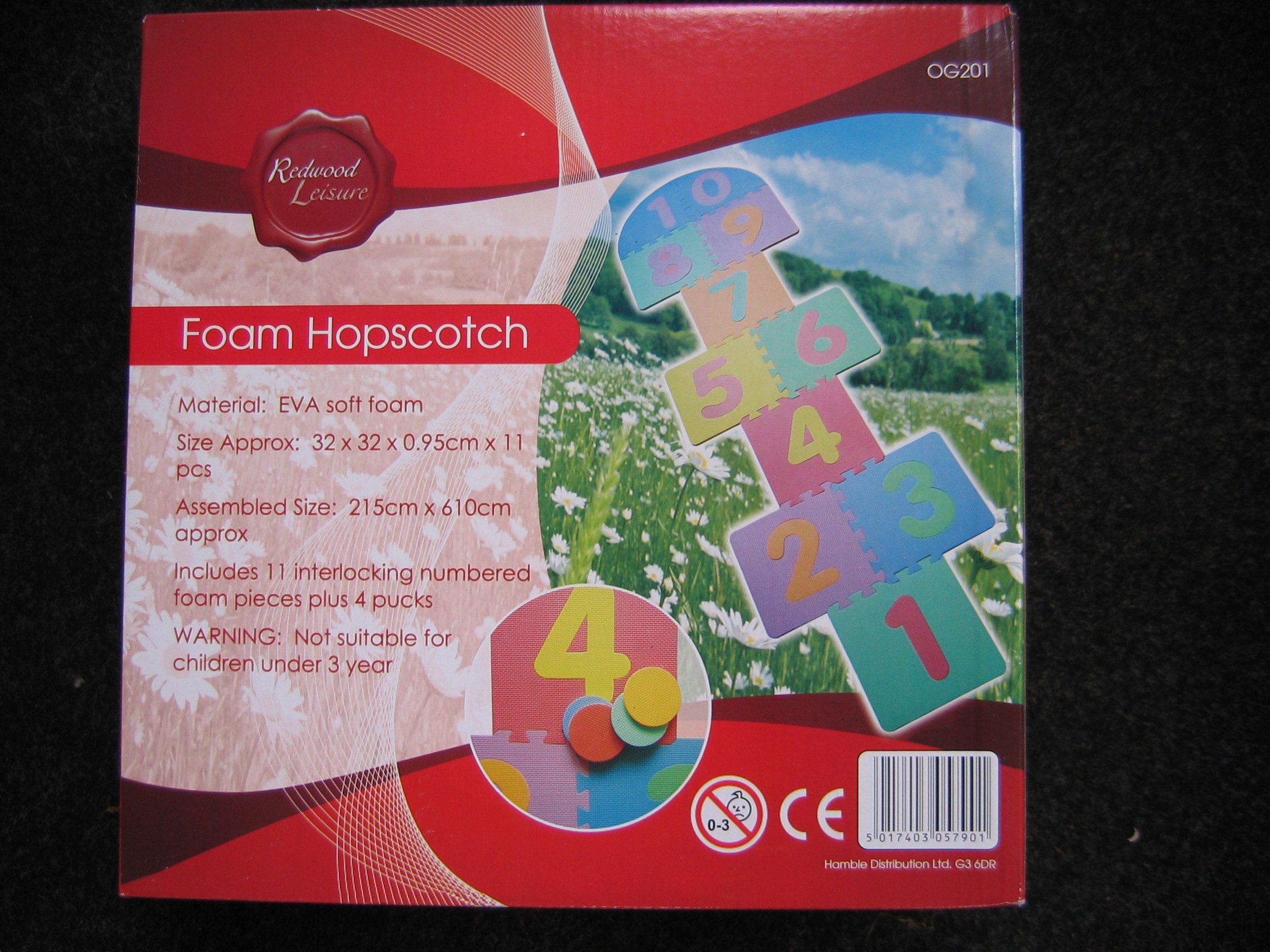 Redwood BB-OG201 Foam Hopscotch