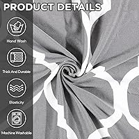 Vista 4 de Peryiter Juego de 3 Fundas para Sofá para Sala de Estar Fundas para Muebles de Sofá y Sillones Funda para Sillón con Brazos, Protector de Muebles