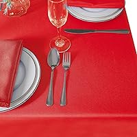 Vista 486 de Rectangle Tablecloth 90x132 inch Washable Polyester Fabric Table Cloth for Wedding Party Dining Banquet Decoration（90x132, Turquoise）